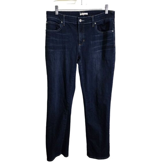 Eileen Fisher Organic Cotton Stretch Straight Ankle Jeans Size 10 - Picture 2 of 7
